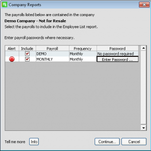 Generate an Employee List